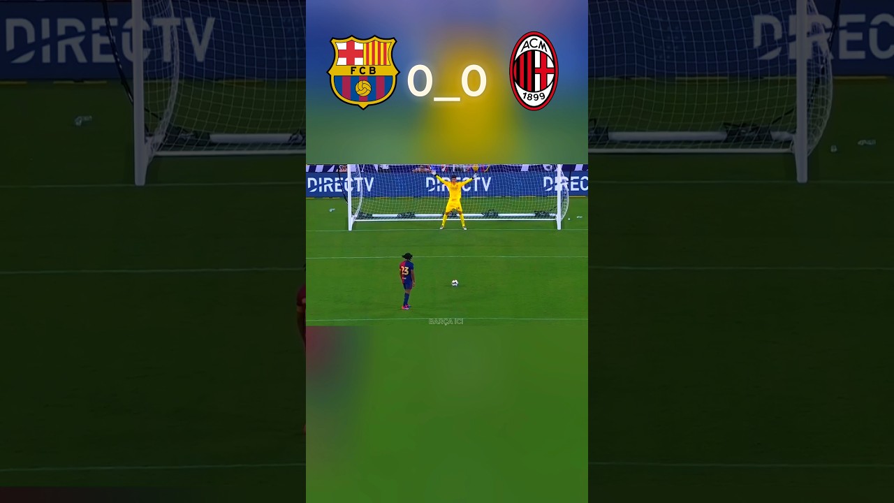 FC Barcelona vs AC Milan 2024 Friendly Match Highlights - 4-3 Penalty Shootout