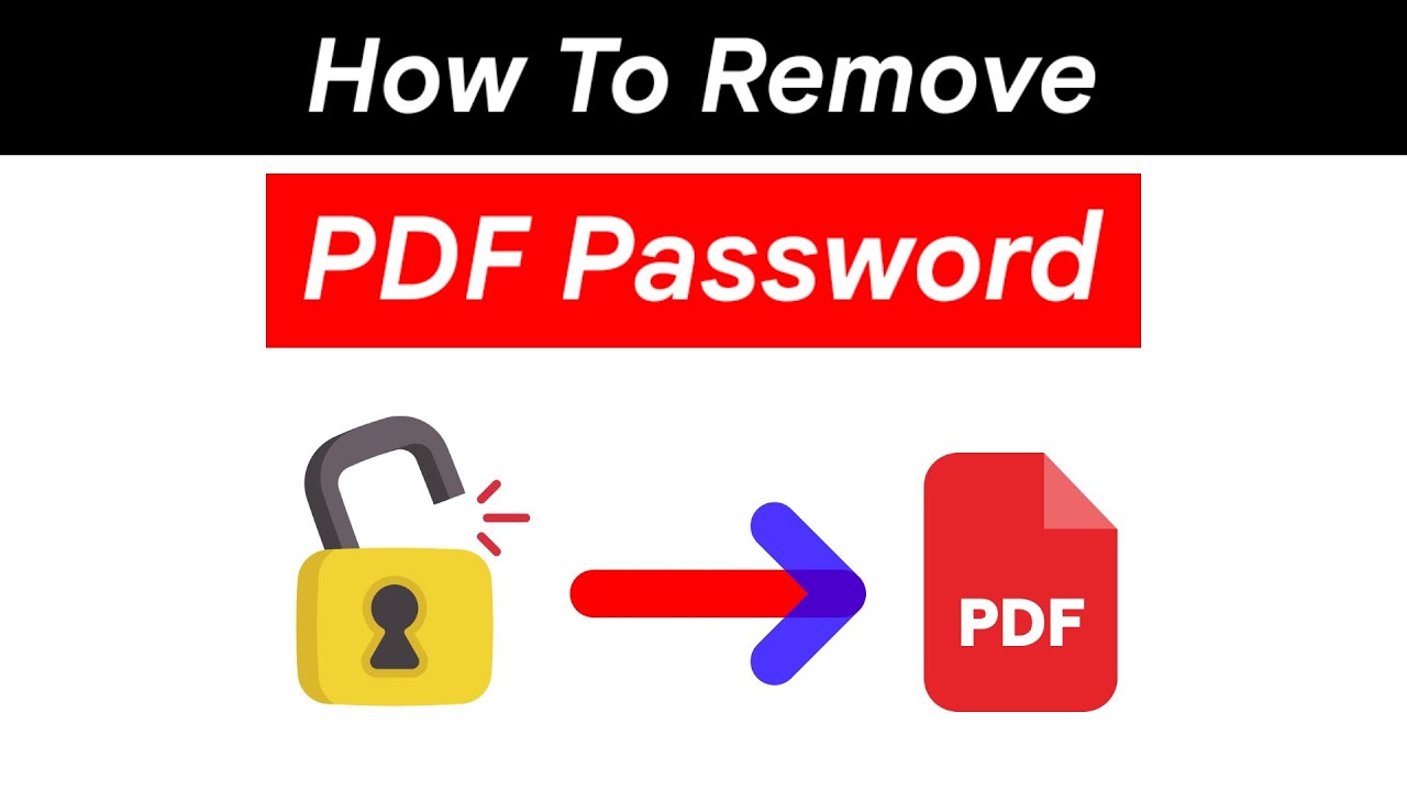 Remove Password from PDF Easily 🔓
