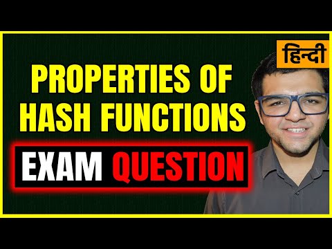 Properties of Hash Functions π₯