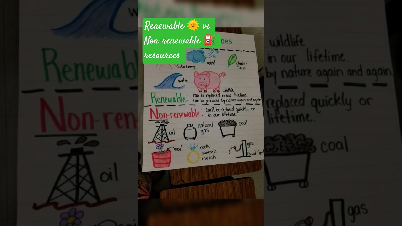 Natural Resources: Renewable & Non-Renewable 🌱