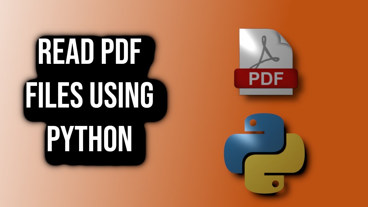 Read PDF Files in Python 📄
