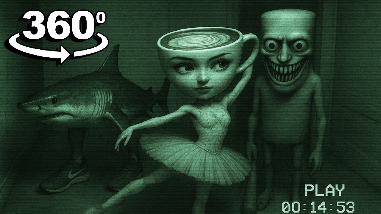 360 VR Horror: Survive Tung Tung & Meme Characters 🎃