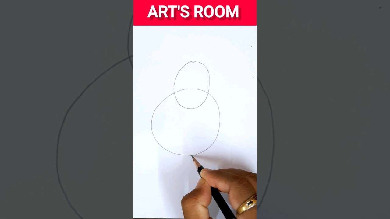 Easy Pear Drawing in Simple Steps 🎨