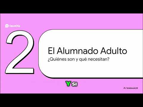 SSCE0110 MF1444 UF1645 El alumnado adulto