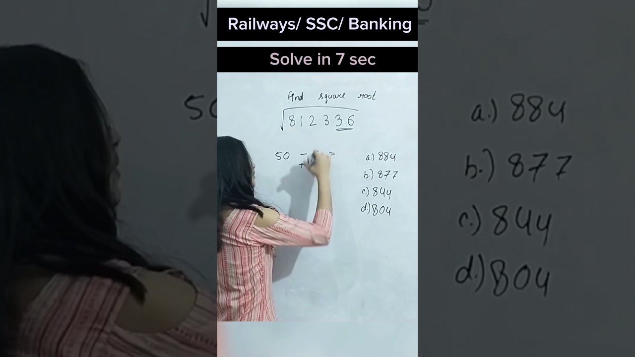 6 Quick 6-Digit Square Root Trick for Instant Solutions 🔢