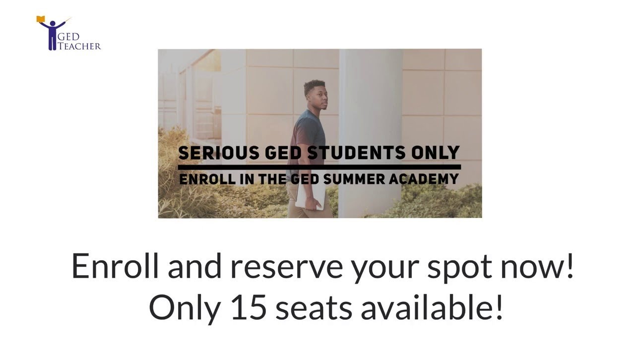 Join GED Summer Academy 2019 for Online Classes 📚