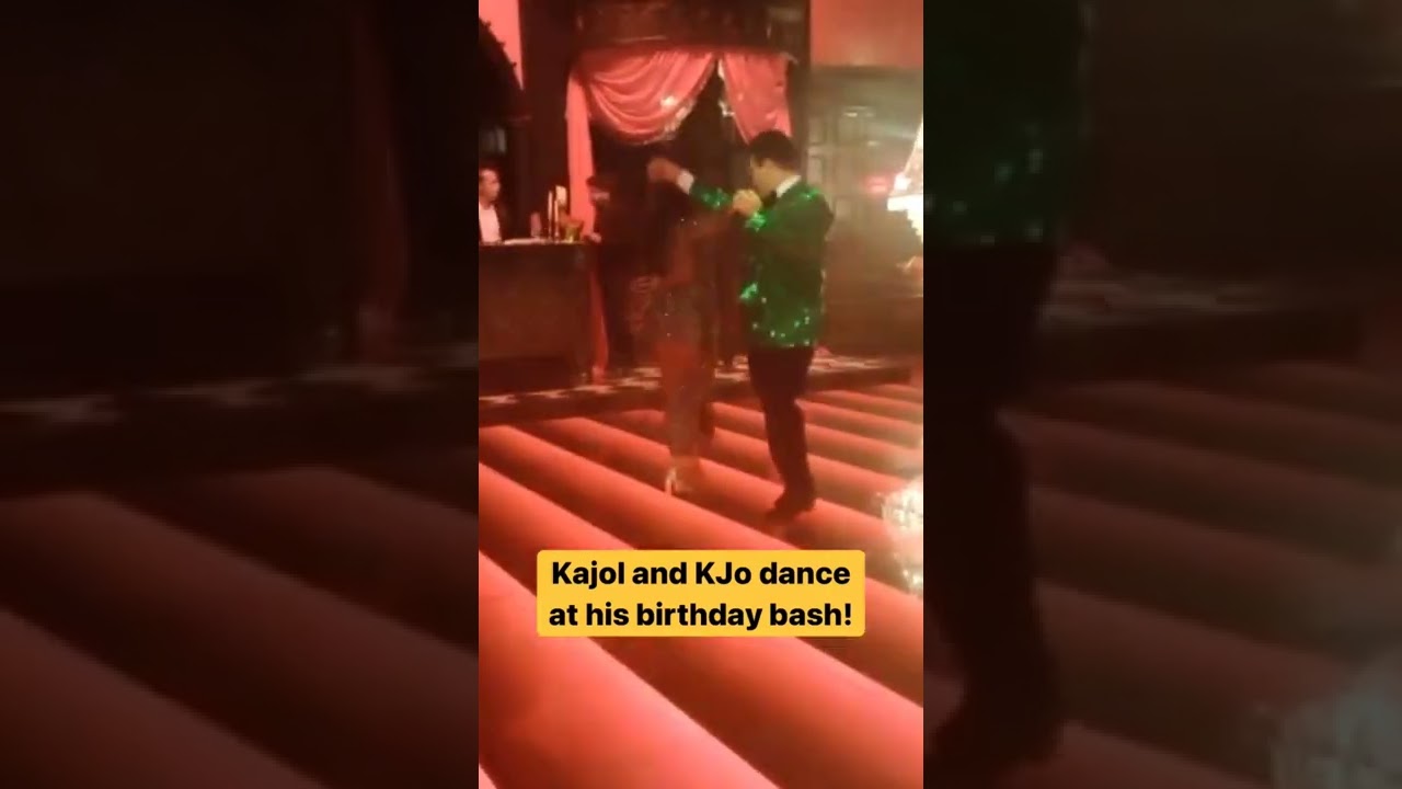 Kajol & Karan Johar's Fun Dance at His Birthday Bash 🎉 | Inside Look