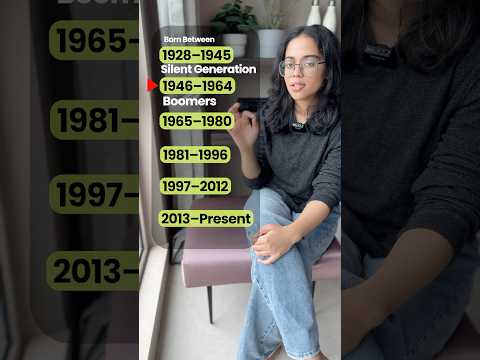 Every Generation Name Explained in 30 Seconds! 👶➡️👴 English Vocabulary #learnenglish #speakenglish
