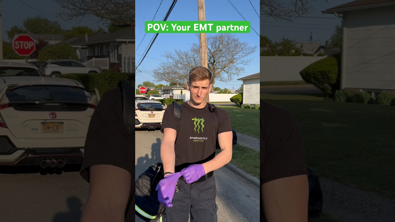 POV: Your EMT Partner #darkhumor