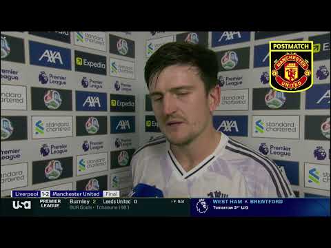 Harry Maguire - Post match interview Liverpool vs Manchester United 19/10/2025