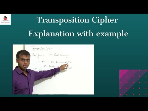 Transposition Cipher | Cryptography and Network Security [Secure transmission of message]