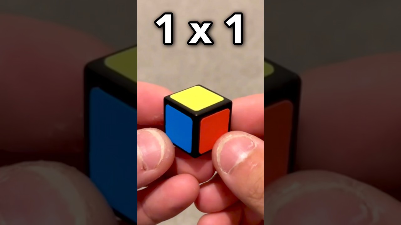 Rubik’s Cubes from 1x1 to 19x19 🧩