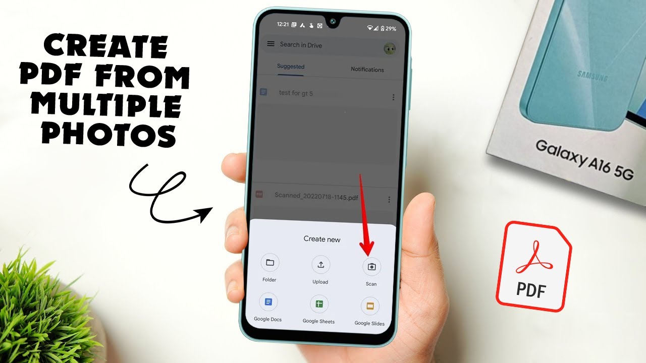 Easy Guide: Convert Multiple Photos to PDF on Samsung Galaxy A16 π±