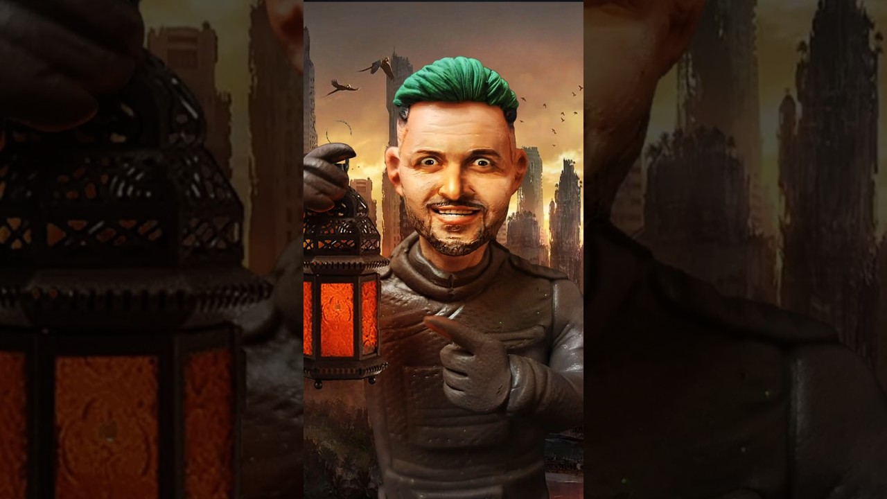 نحت مجسم رامز جلال بحرفية 🎨