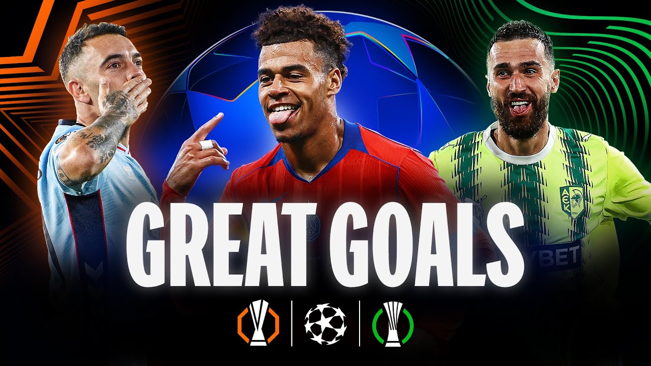 Epic Goals from Europe's Top Clubs: Matchday 3 Highlights ⭐️ | UCL, UEL & UECL