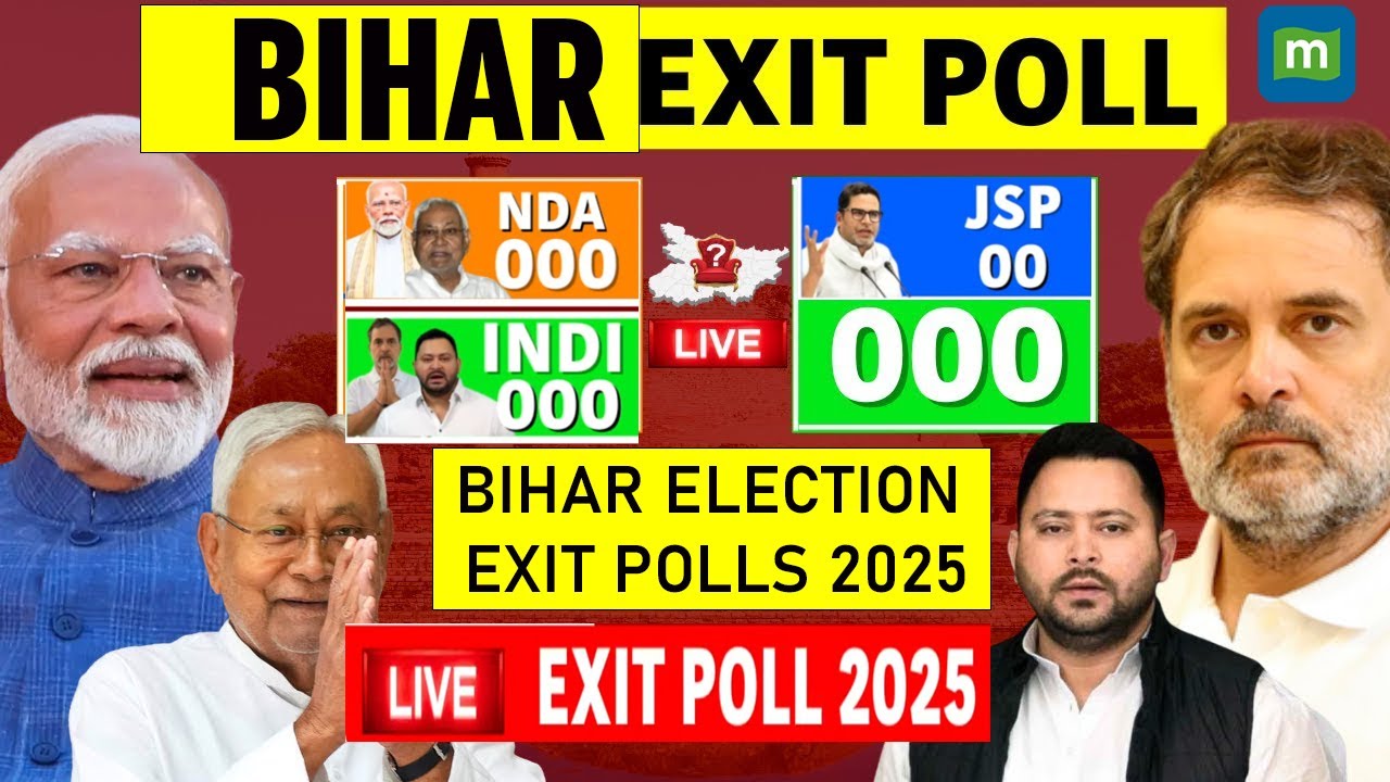 Bihar Election Exit Polls 2025 Live Updates: Nitish or Tejashwi, who will be next CM of Bihar?