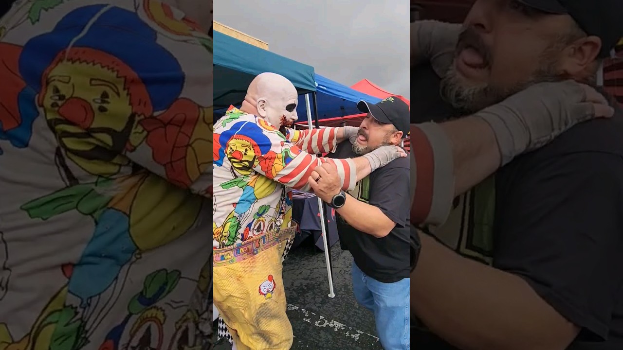 Bumpy the Clown's Creepy Halloween Photo 🎃