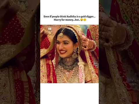 For me Radhika Ambani is loyal #glamour #trending #wedding #shorts #ambani #bollywood