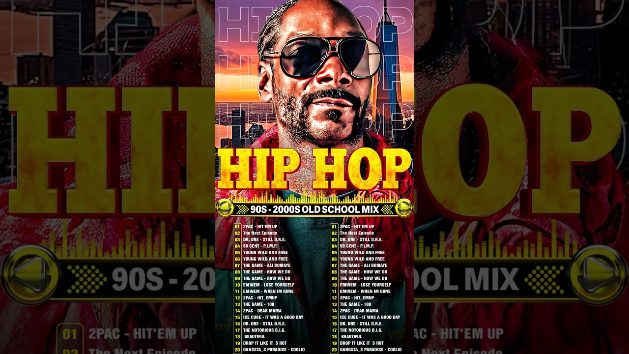 90s Hip-Hop Mix 🎶 50 Cent, Tupac, Eminem & More