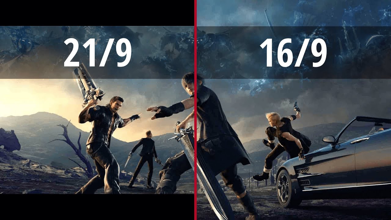 FFXV Ultrawide 21/9 vs 16/9: Graphics & FPS Comparison