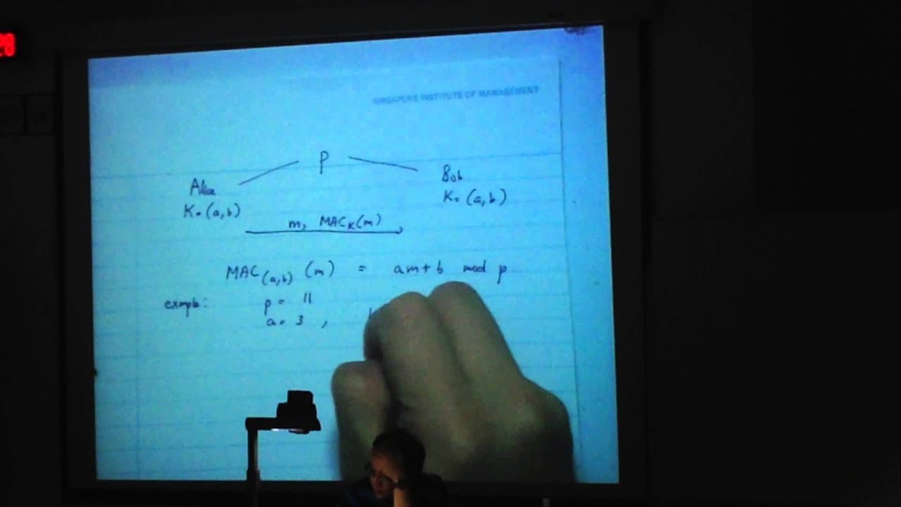 4. Message Authentication Code (MAC) Part 1