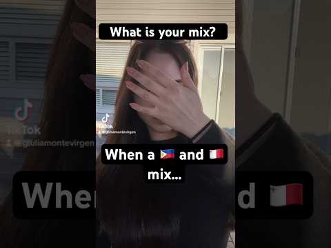 “What’s your mix?” #philippines #filipina #filipino #🇲🇹 #🇵🇭
