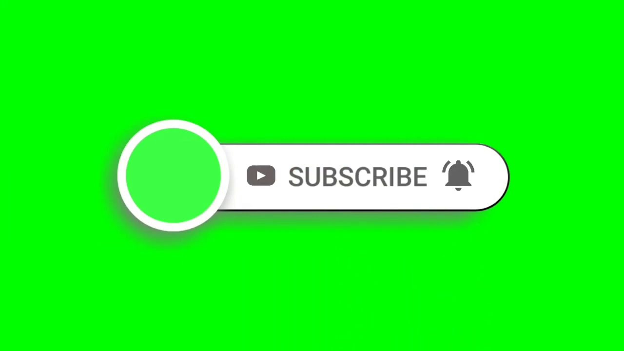 New subscribe button and bell icon green screen | green screen subscribe button | Amlufx