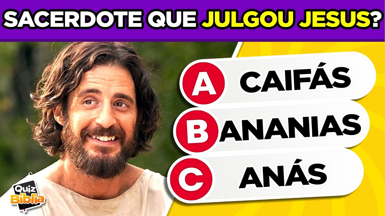 ✝️ 30 PERGUNTAS DA BÍBLIA | VOCÊ CONSEGUE ACERTAR 20/30? | QUIZ BÍBLICO