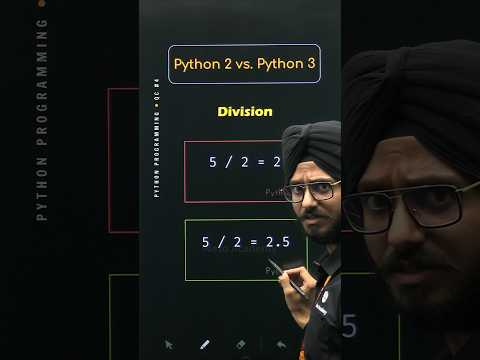 Python 2 vs. Python 3 #Python #NesoAcademy #QuickConcepts