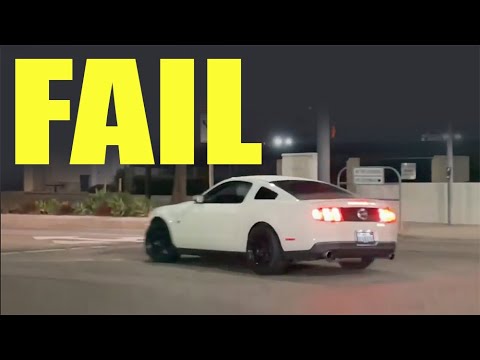How Not To Leave a Car Meet! Fails & Cops.