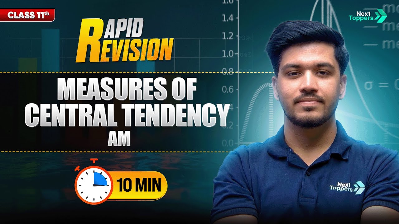 Measures of Central Tendency  | CBSE Class 11th Economics | Full Chapter in 10 Mins | Rapid Revision