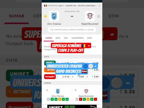 Universitatea Craiova 🔵⚪ - Rapid București🇱🇻 #fotbal #shorts