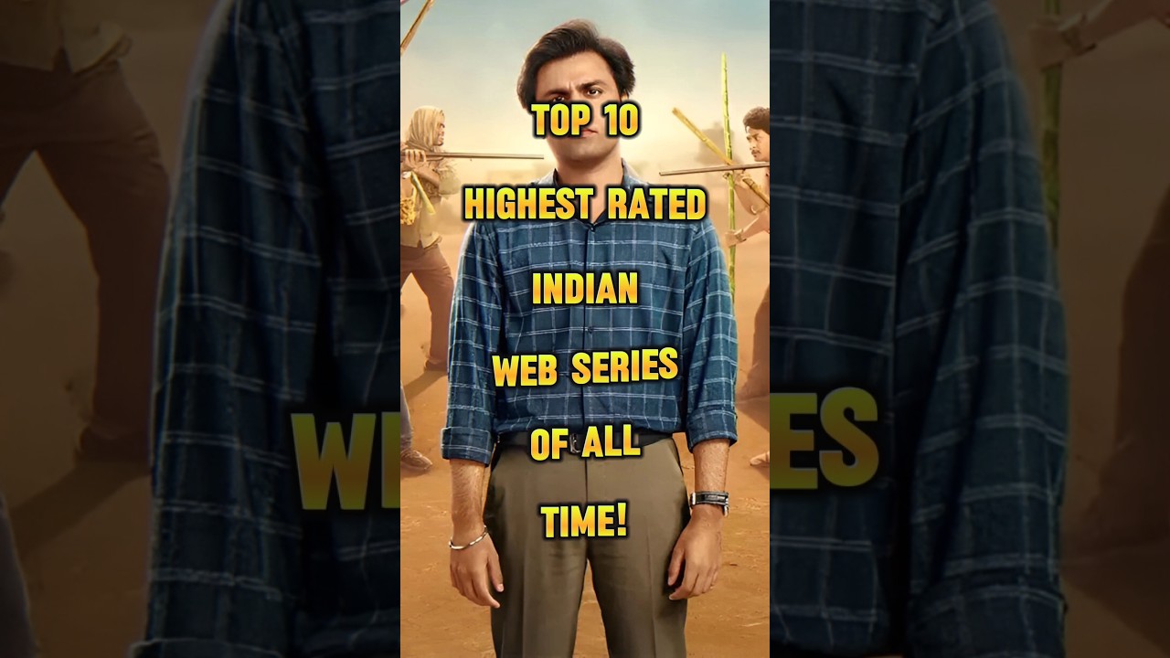 Top 10 Highest Rated Indian Web Series 🎬