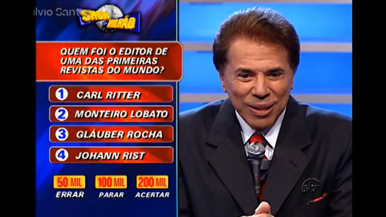 Show do Milhão com Sílvio Santos (28/01/2001) 🎤