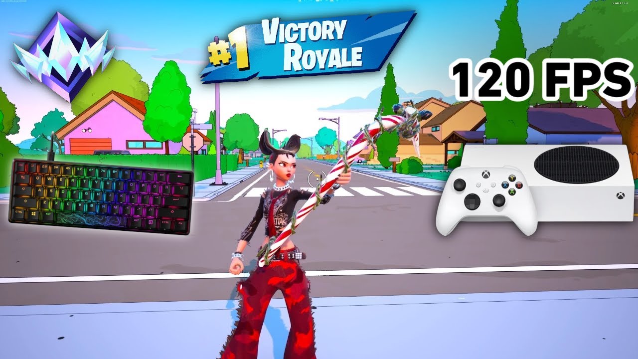 Fortnite Unreal Ranked On Xbox Series S | Keyboard & Mouse Gameplay | 120 FPS | 4K