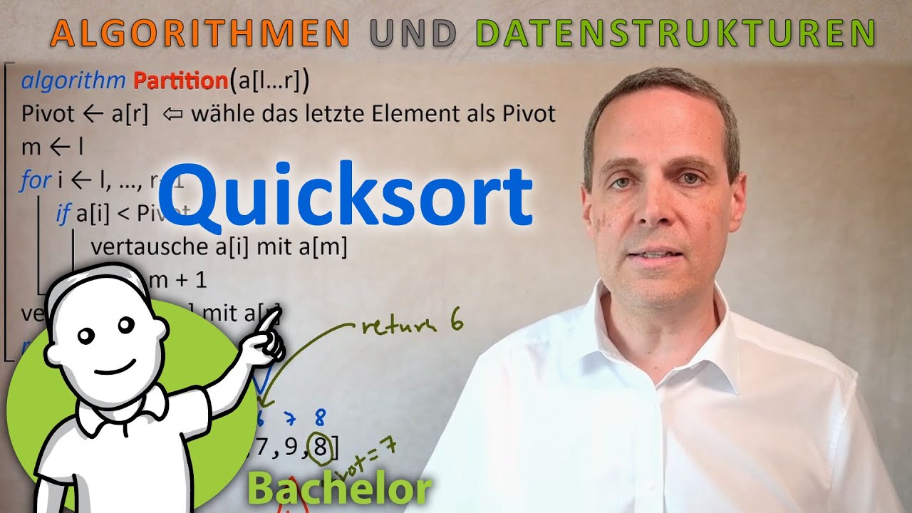 QuickSort Vorlesung für Bachelor Informatik 📚