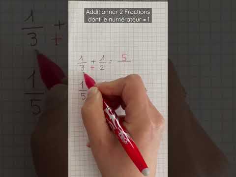 Les fractions  - Numérateur = 1  -Abonne-toi ! #maths #mathscollege #fraction #fractions #shorts ts