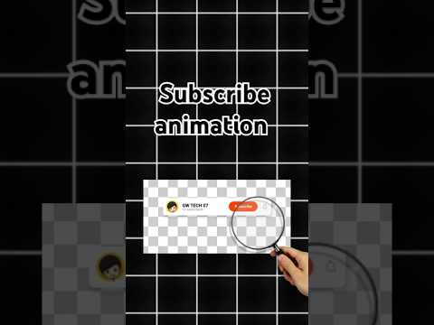 Create a Subscribe Button Animation Tutorial ✅