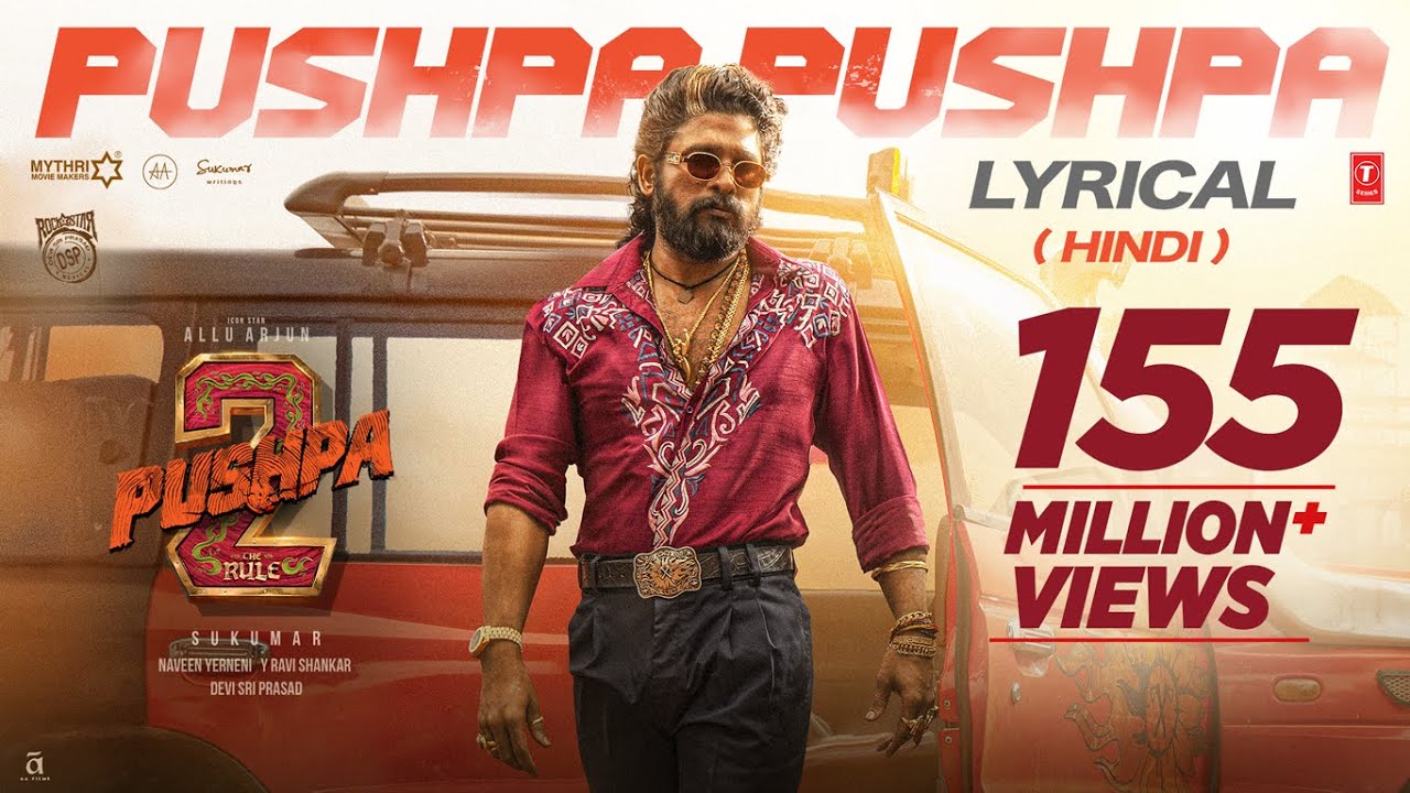Pushpa Pushpa (Lyrical) | Allu Arjun & Rashmika in Pushpa 2: The Rule 🎶