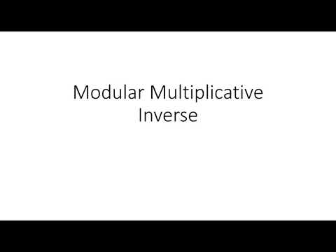 How to find modular multiplicative inverses