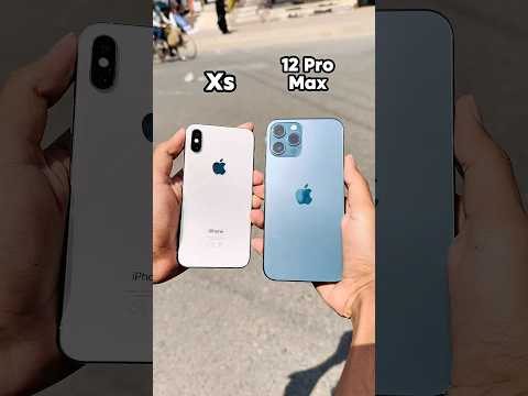 iPhone Xs VS iPhone 12 Pro Max | Camera comparison! #shorts