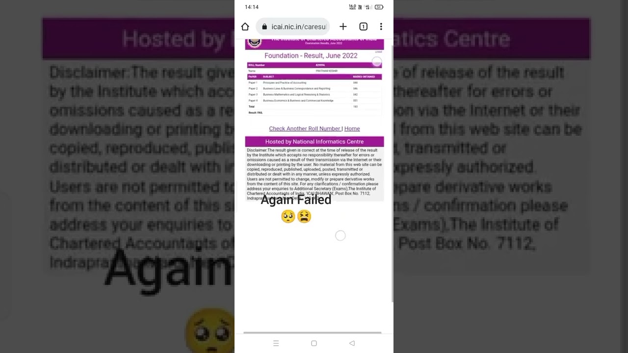 CA Foundation June 2022 Results Announced! 🎉 | ICAI CA Foundation Outcome