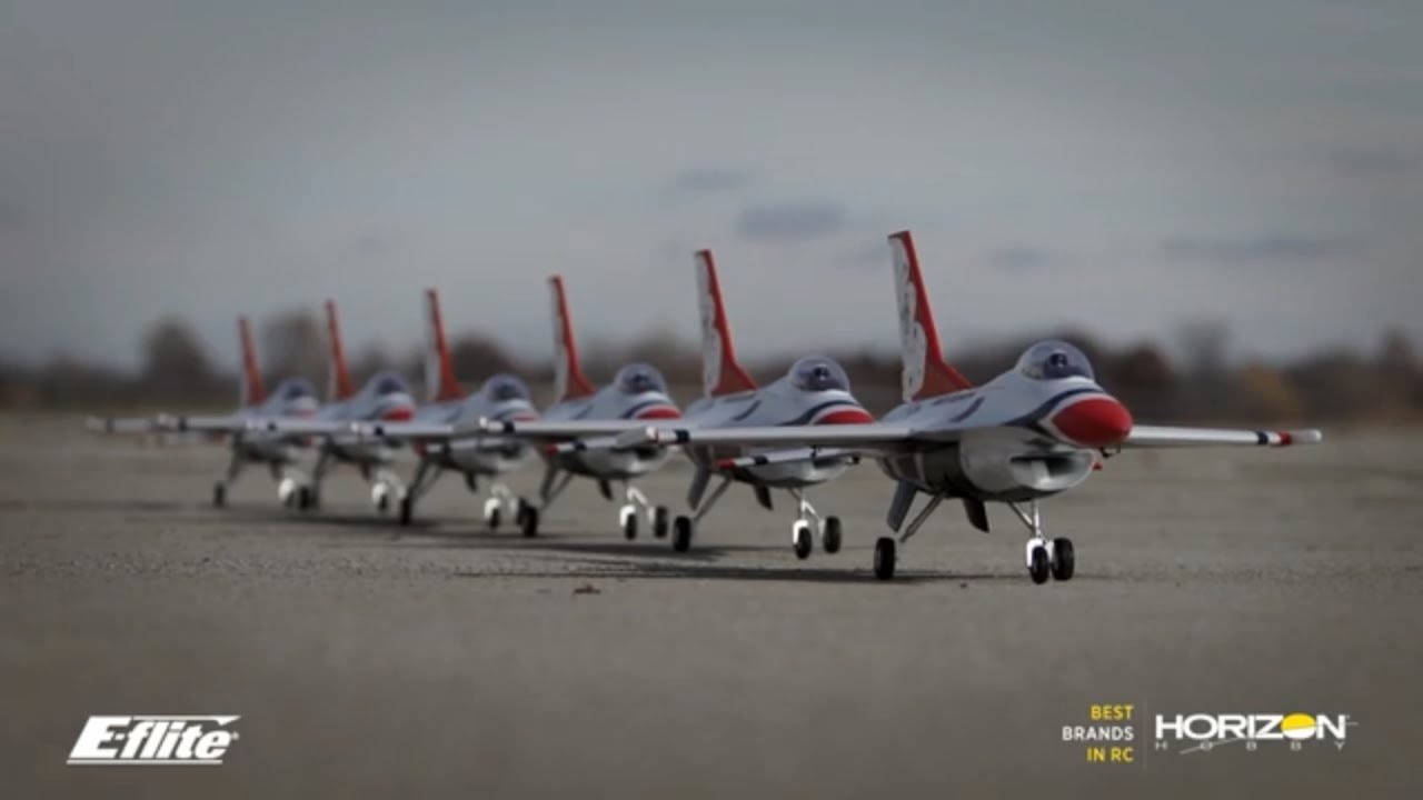 E-flite F-16 Thunderbirds 70mm EDF: Fast & Fun RC Jet ✈️