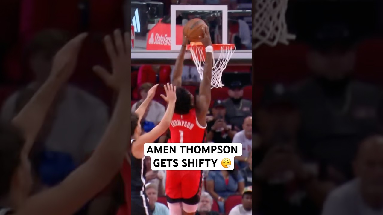 Amen Thompson Dominates with a Dunk π