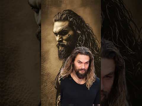 Aquaman vs. Jason Momoa! The King of Atlantis in Real Life! 🌊👑 #Aquaman #JasonMomoa #adamyoung
