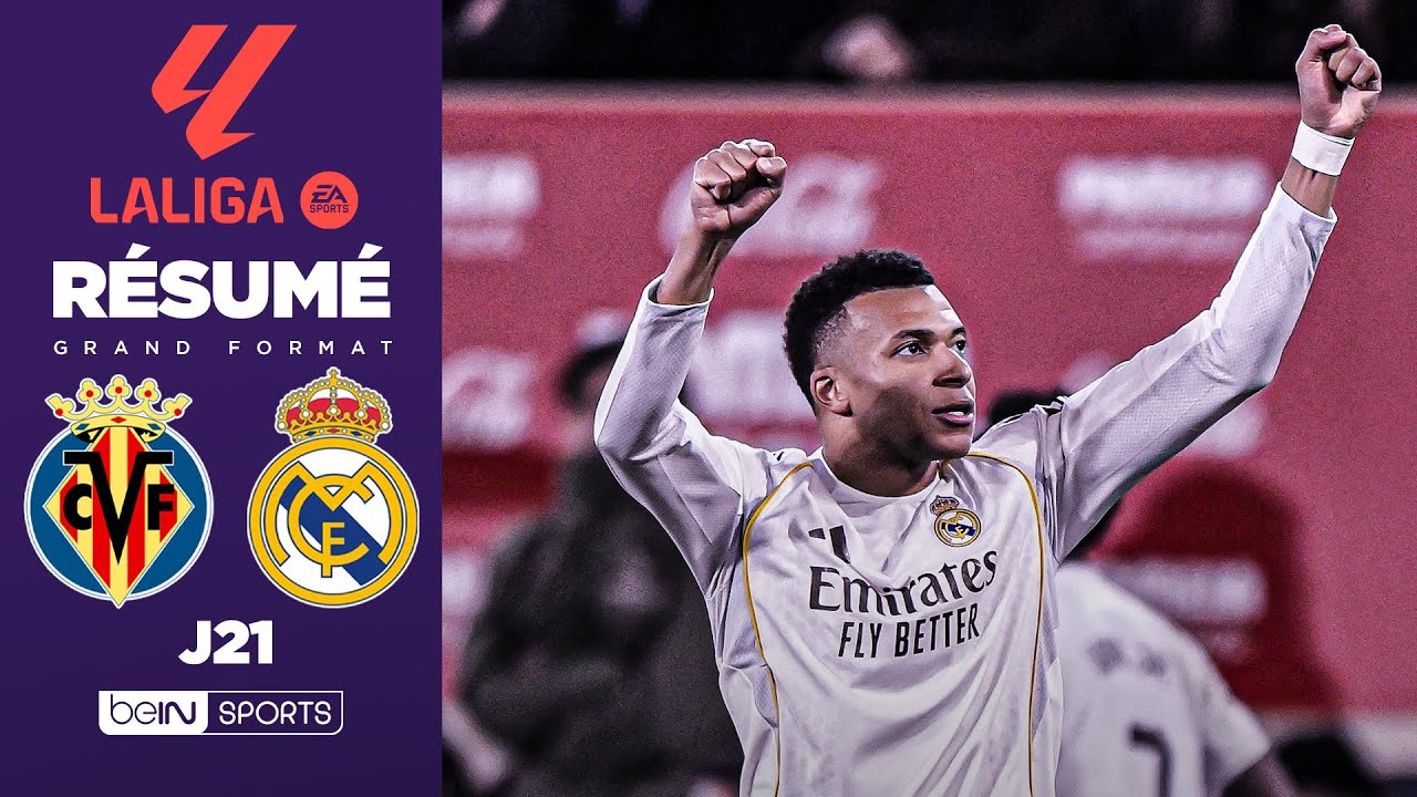 Résumé : MBAPPÉ porte le REAL MADRID avec un DOUBLÉ et une PANENKA face à Villarreal !