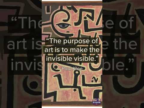 "The purpose of art is to make the invisible visible." - Paul Klee #textileartist #fiberartist #sewi