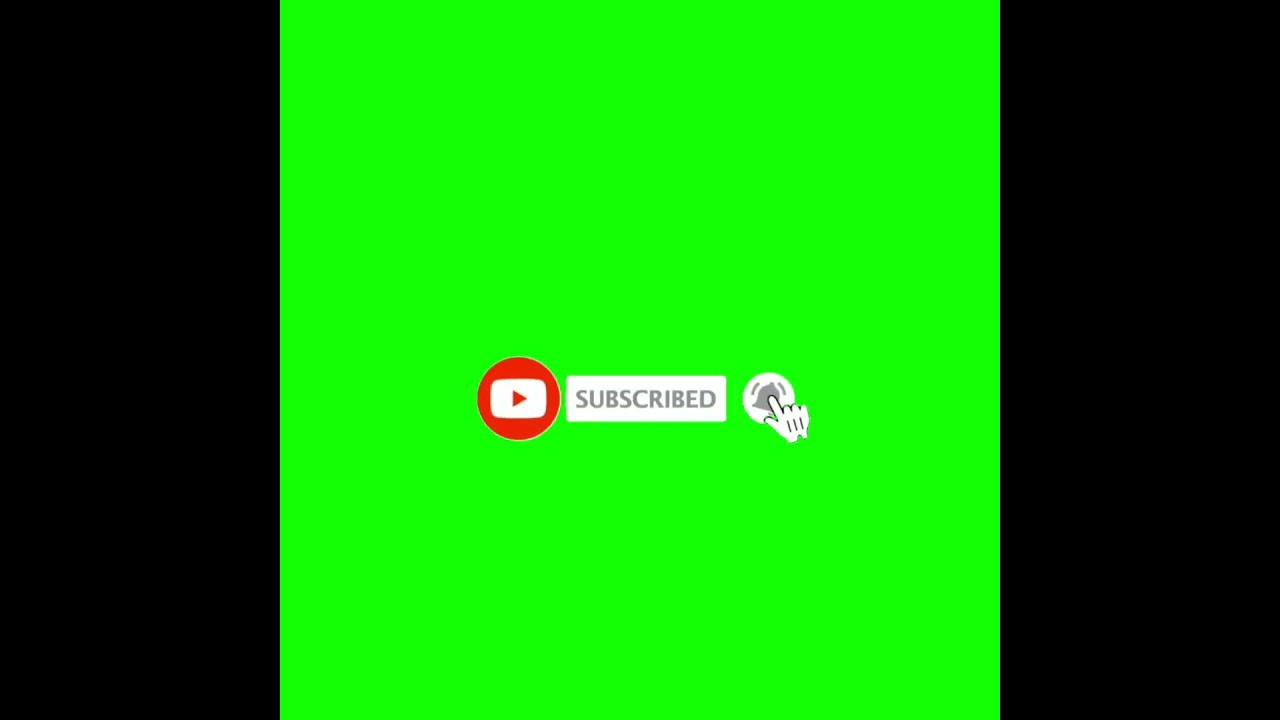 Green Screen Subscribe Button Tutorial 🎥