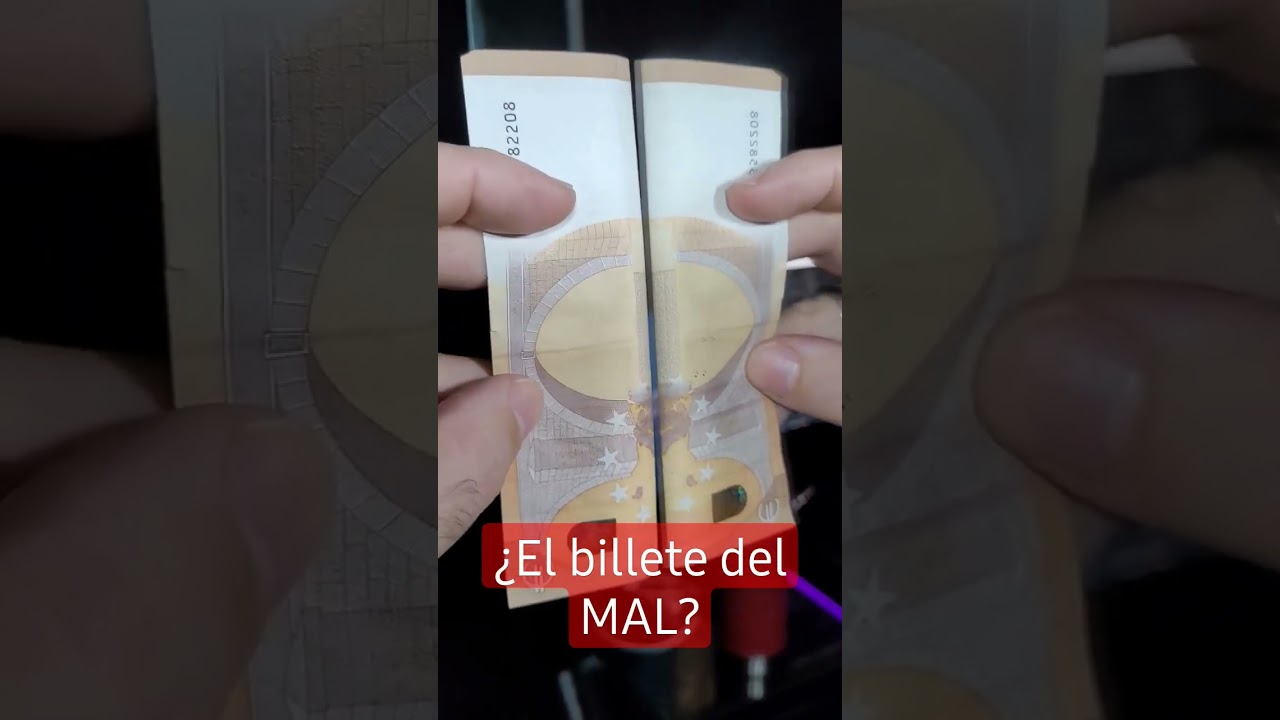 ¿Puedes detectar el mal en el billete de 50€?