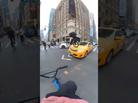 BMX vs Taxi - Crazy NYC Bike Ride